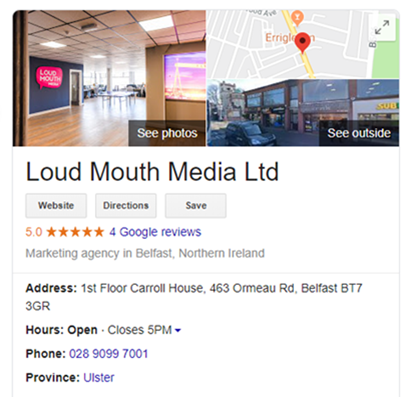 loud mouth knowledge panel